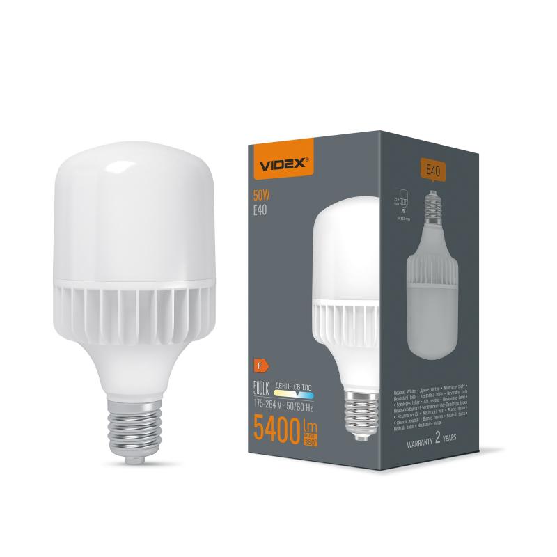 LED лампа VIDEX A118 50W E40 5000K