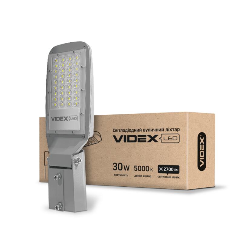 LED уличный фонарь VIDEX (поворотный) 30W 5000K 