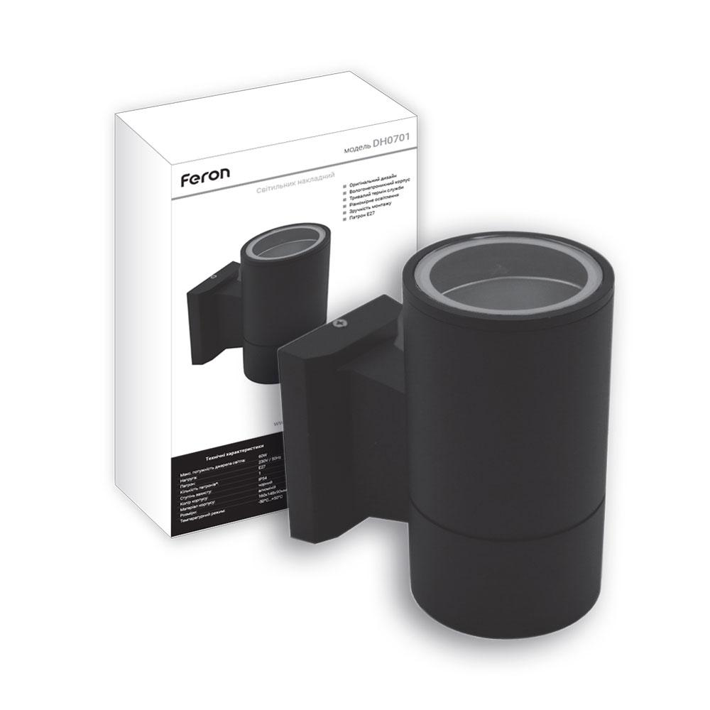 Архитектурный светильник Feron DH0701 E27 IP54 черный