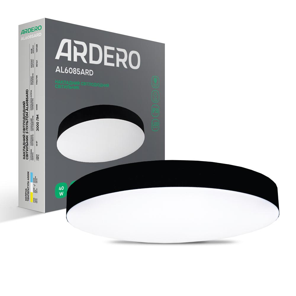 Накладной светильник Ardero AL6085ARD 40Вт 4000К IP20 черный