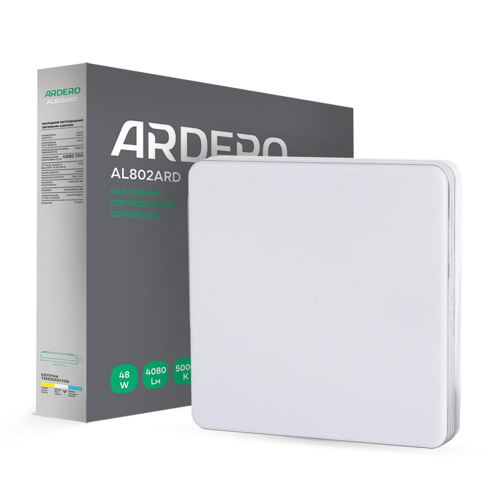 Накладной светильник Ardero AL802ARD 48Вт 5000К IP40 белый