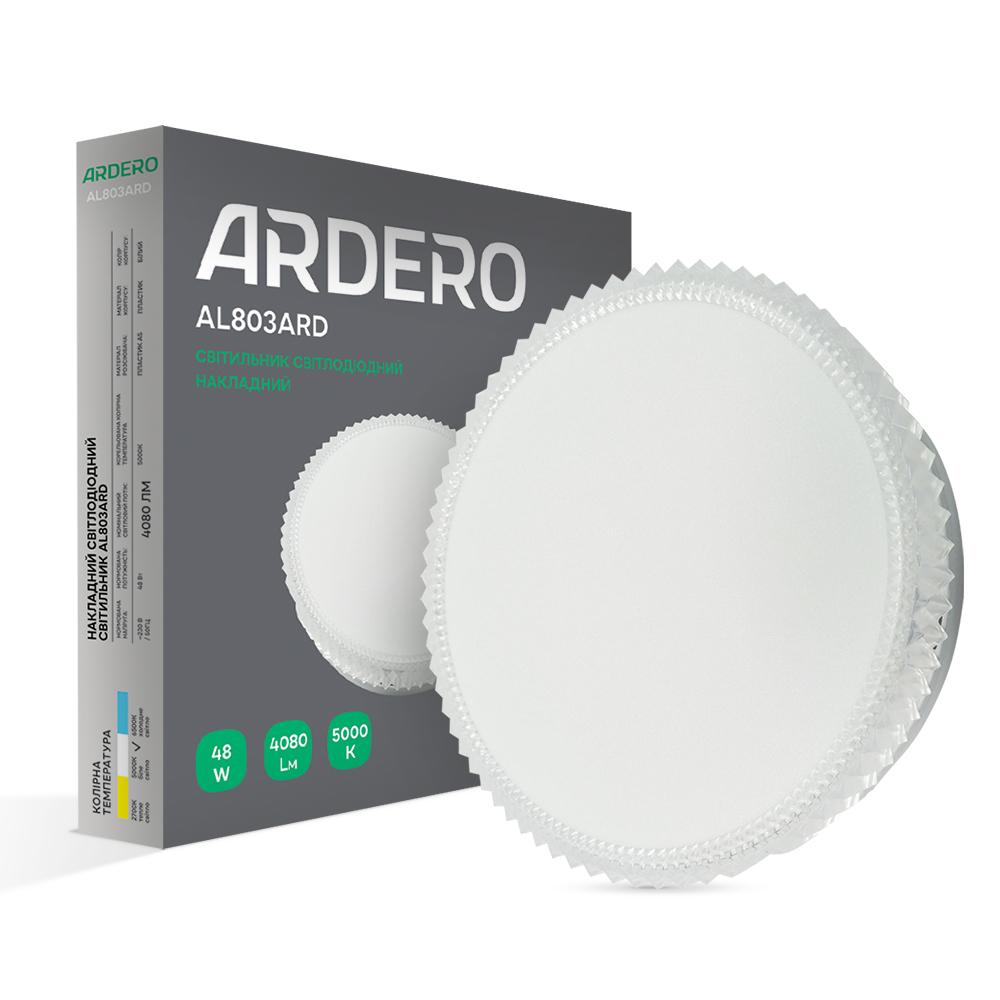 Накладной светильник Ardero AL803ARD 48Вт 5000К IP40 Белый декор