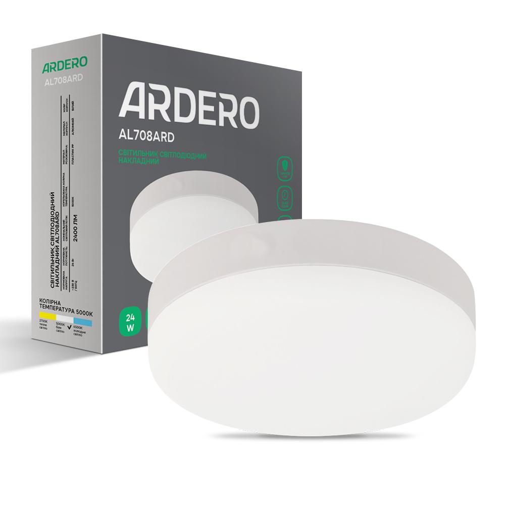 Накладной светильник Ardero AL708ARD 24Вт 5000К IP20 белый
