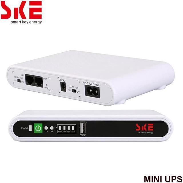 SKE 10800mAh Безперебійний Міні ДБЖ (Джерело Безперебійного Живлення) Вихід 9/12В