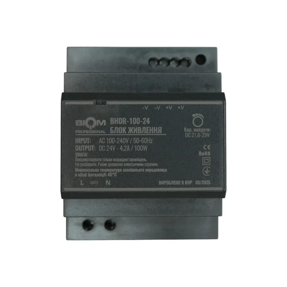 Блок питания Biom Professional DC24 100W BHDR-100-24 4,2A для монтажа на DIN-рейку