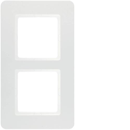 Рамка 2Х пластиковая пол.белизна, Q.7