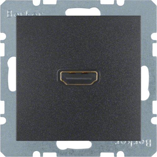 HDMI-розетка, антрацит S.1