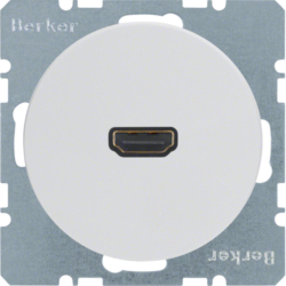HDMI-розетка, пол.белизна, R.x