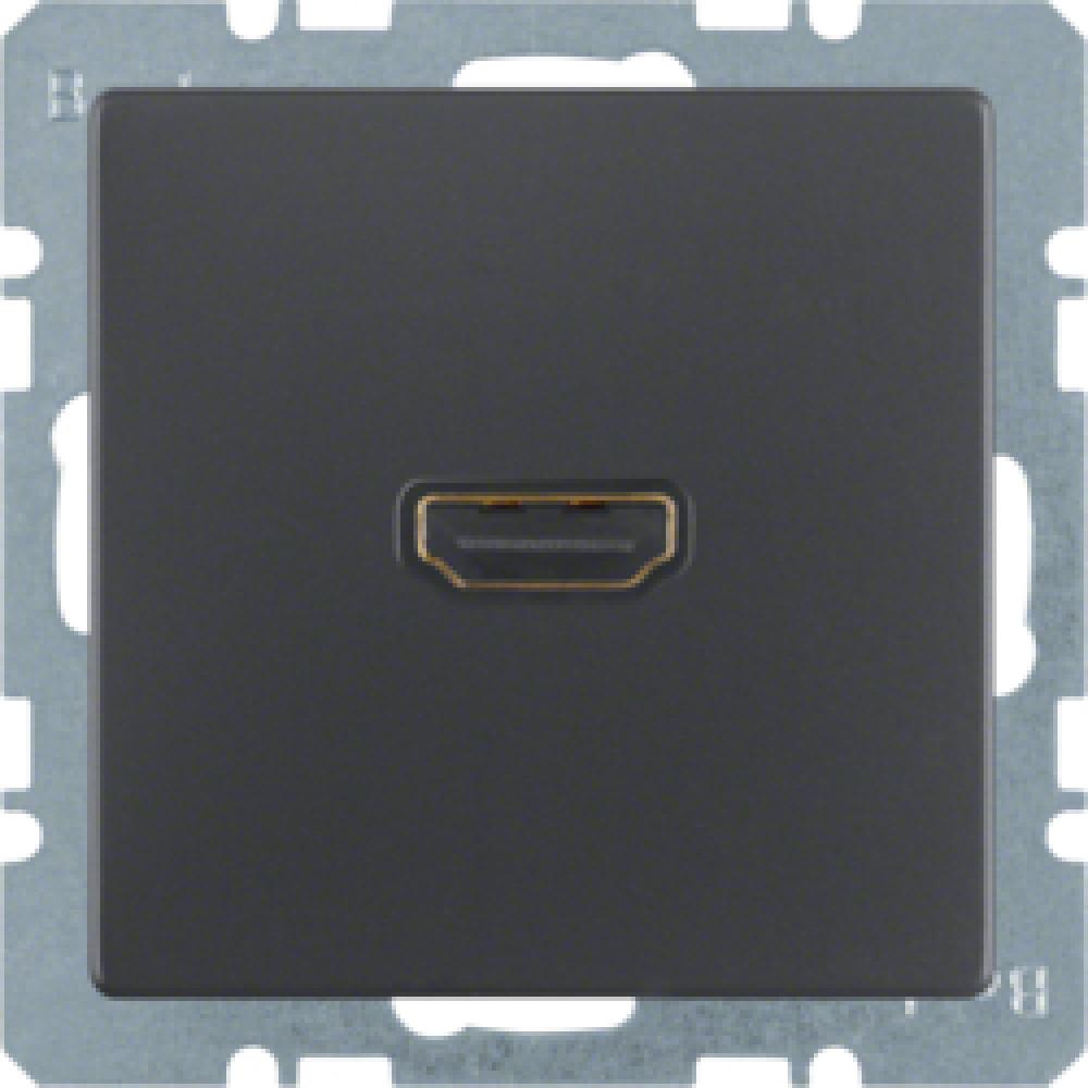 HDMI-розетка, антрацит, Q.x
