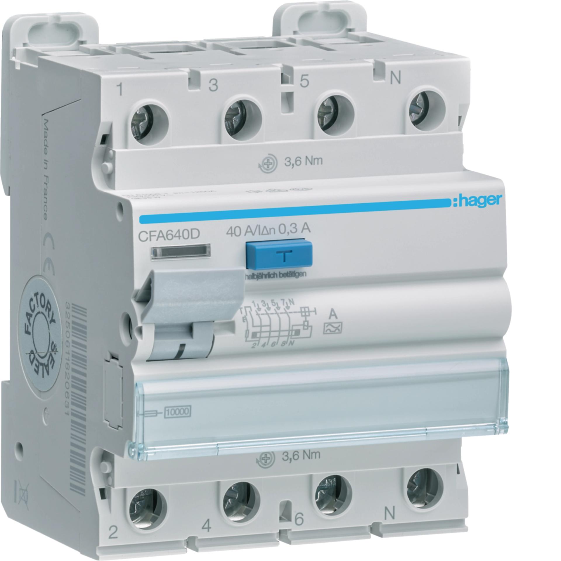 ПЗВ 4P 10kA 125A 300mA A