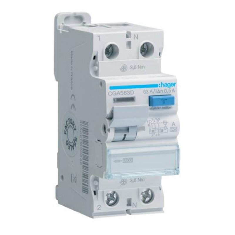 ПЗВ 2P 10kA 63A 500mA A