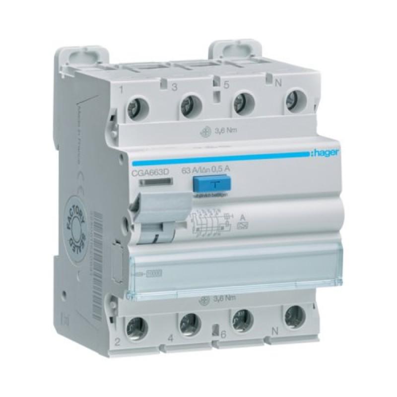 ПЗВ 4P 10kA 63A 500mA A