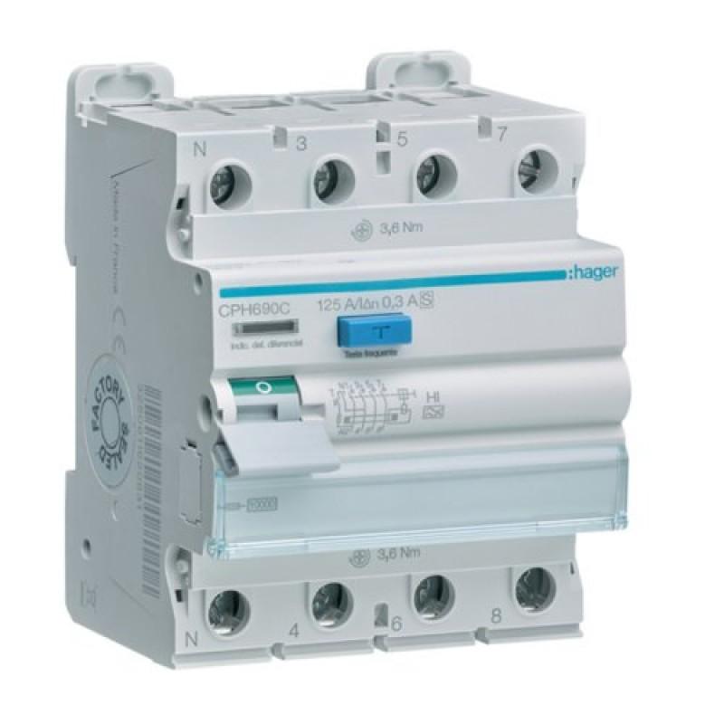 ПЗВ 4P 10kA 125A 300mA A-Hi S