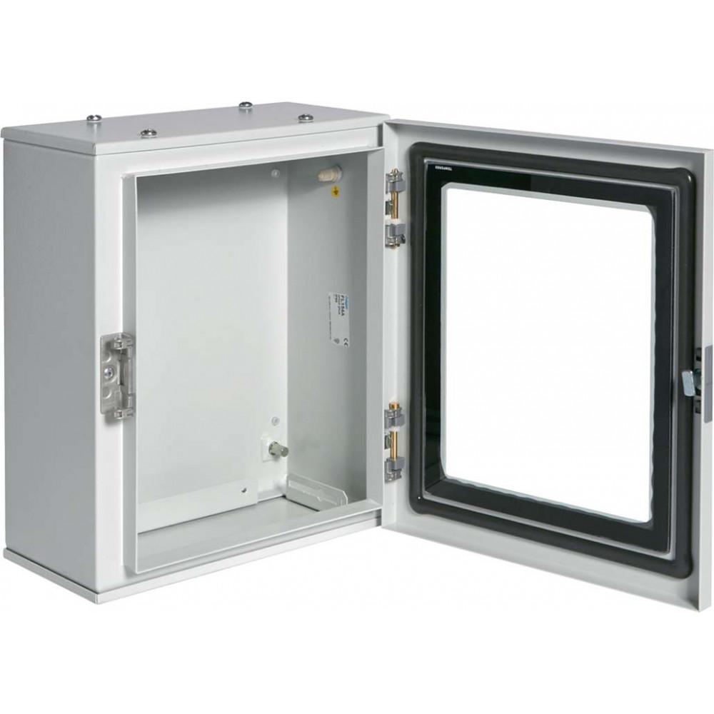 Шкаф металлический ORION Plus, IP65, прозрачные двери, 350x300x160мм