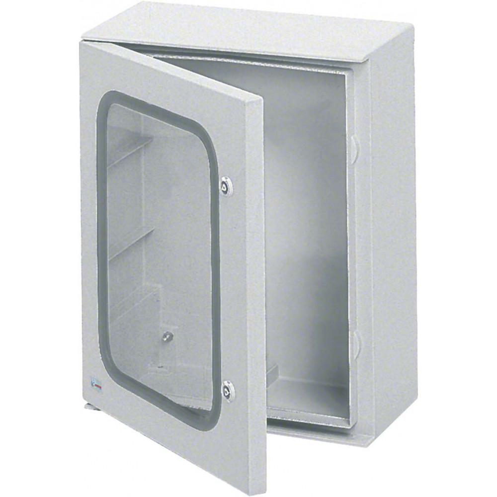 Шкаф из полиэстра ORION Plus, IP65, прозрачные двери, 650X400X200мм