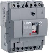Автоматичний вимикач x160, In=80А, 4п, 18kA, Тфікс./Мфікс.