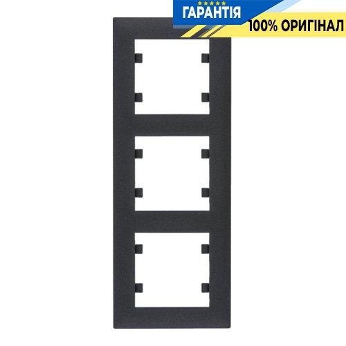 Рамка 3X вертикальна, Lumina-Intens, чорна