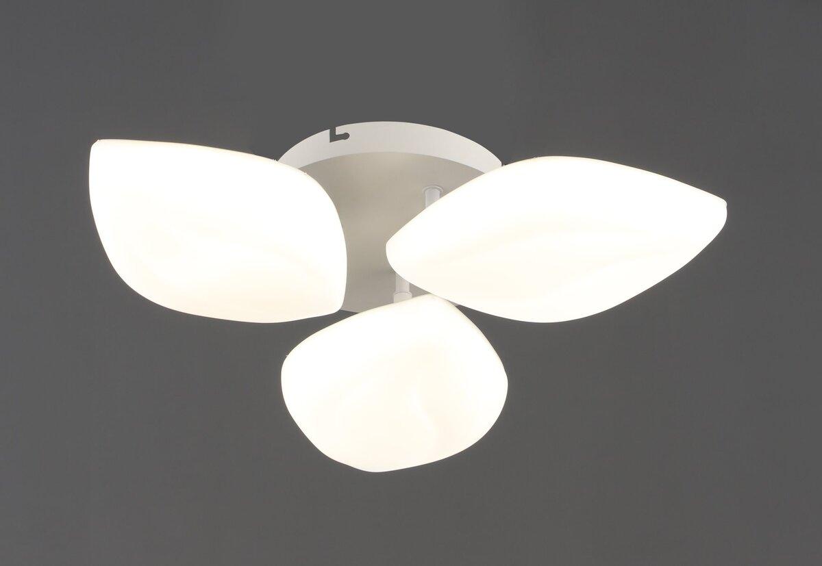 Светильник потолочный светодиодный VALESO 3 плафона LED 36W Белый Сталь Акрил 3000K+6500K YH1411/3