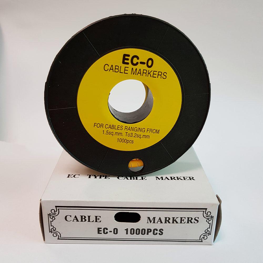 Маркировочная бирка EC-0 (EC-0.1 0,75-3 мм²) символ 3