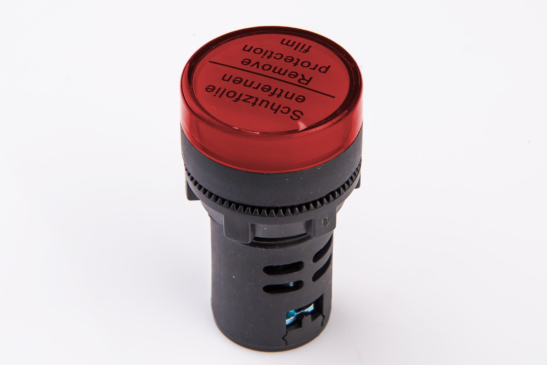 Светодиодный индикатор AD22-22DS 230V AC/DC, (красн.) TAKEL