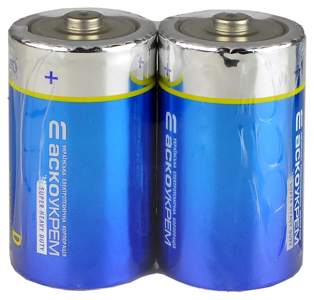 Батарейка солевая D.R20.SP2 (shrink 2)