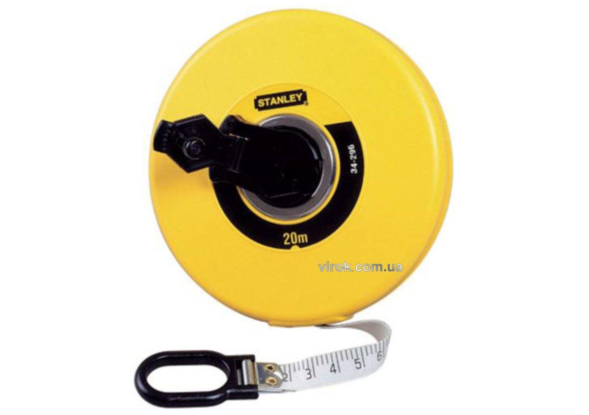 Лента STANLEY FIBERGLASS 20мх12мм, в пластиковом корпусе