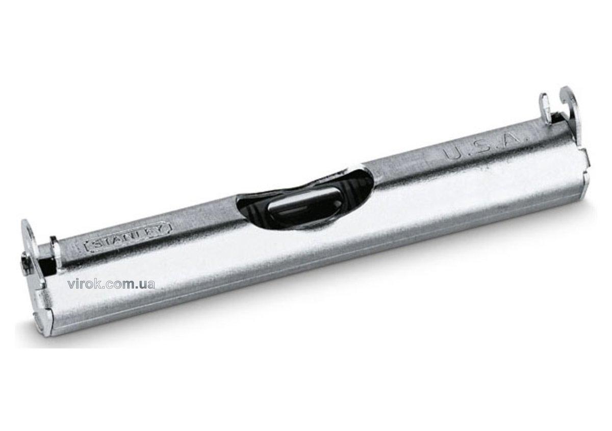 Уровень мини STANLEY: L= 8 см, алюминиевый, с крючком