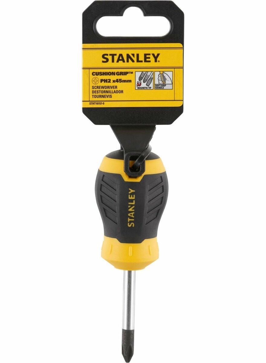 Викрутка хрестова STANLEY "Cushion Grip" PH2 x 45 мм