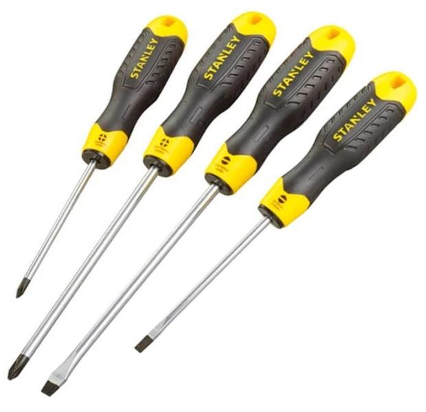 Набір викруток STANLEY "Cushion Grip" 4 предмета