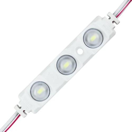 Светодиодный модуль BRT XG19 5630-3 led W 1,5W 6500K, 12В, IP65 белый с линзой полусфера