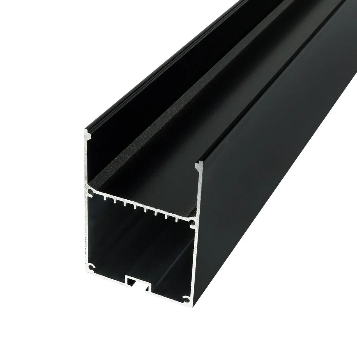 Профиль алюминиевый BIOM LSB-50B 50*70мм черный
