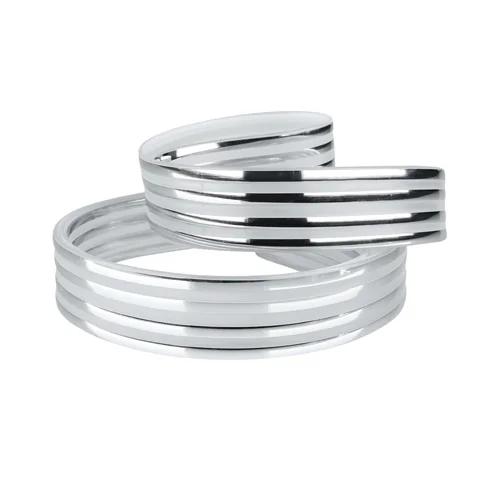 Декоративная лента DS-R380-08-4S для светильников DEL-R-20-30-4 DIY и SML-R20-50-DIY (4 серебряные полоски)