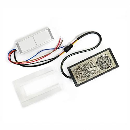 Сенсорный выключатель для зеркал LB-05-ВТ, ДИНАМИК, 2 клавиши, 1*65W, bluetooth, диммер, DC12-24V