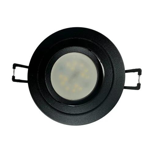 Светильник BIOM SP-02R-B-AL врезной для лампы MR16 черный