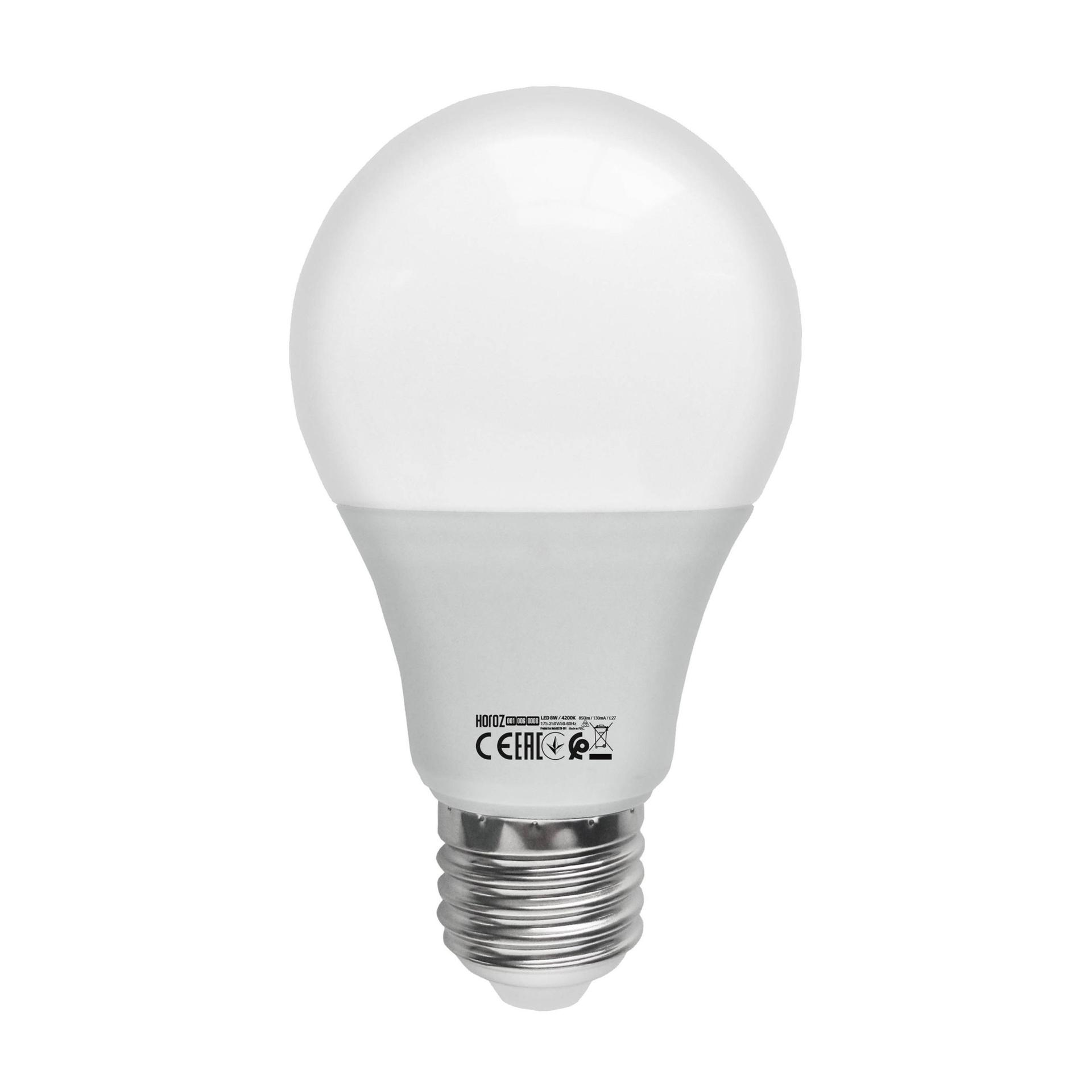 Cвітлодіодна лампа PREMIER-8 8W E27 4200К