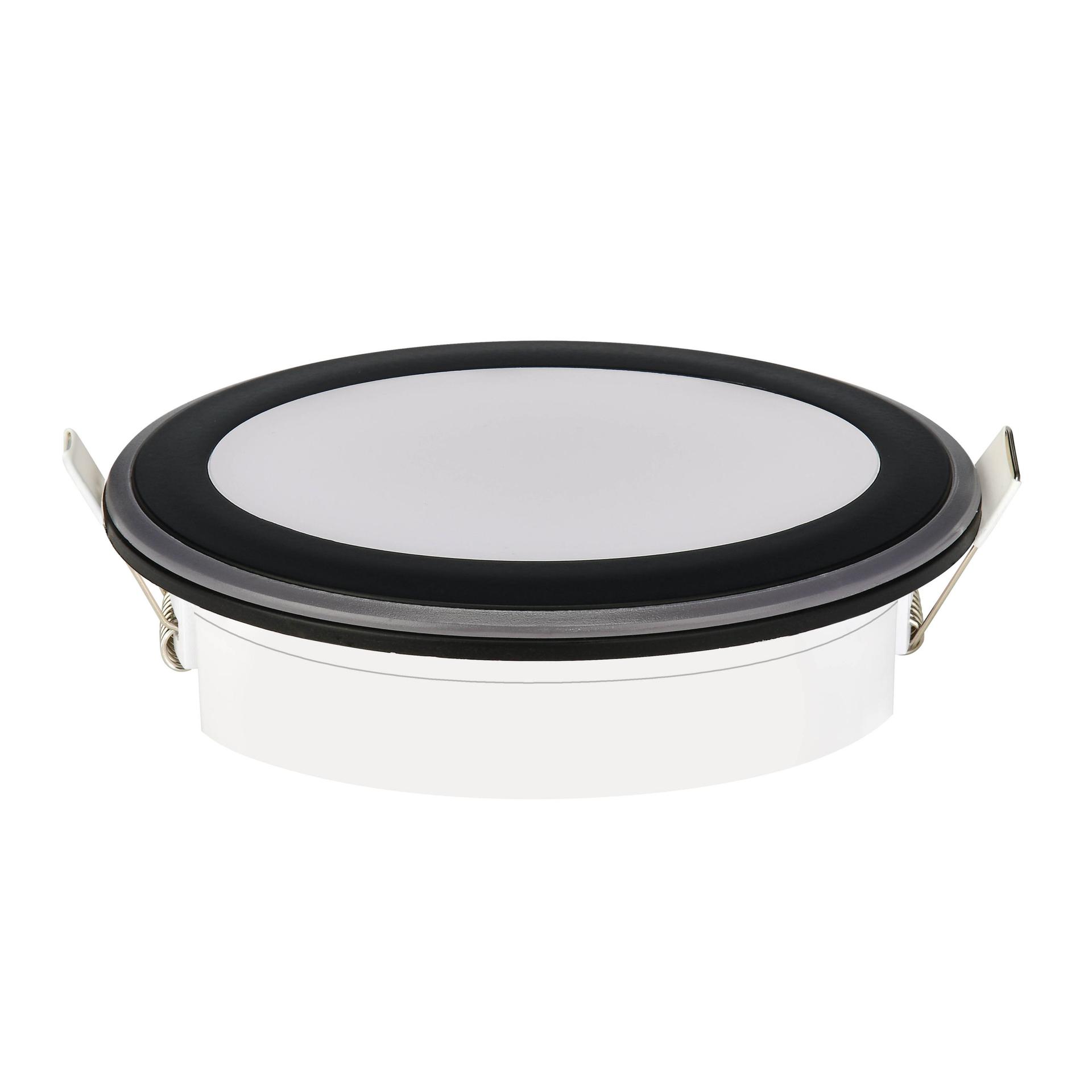 Світлодіодний світильник вбудований LED PARKER-12 12W 4200K чорний