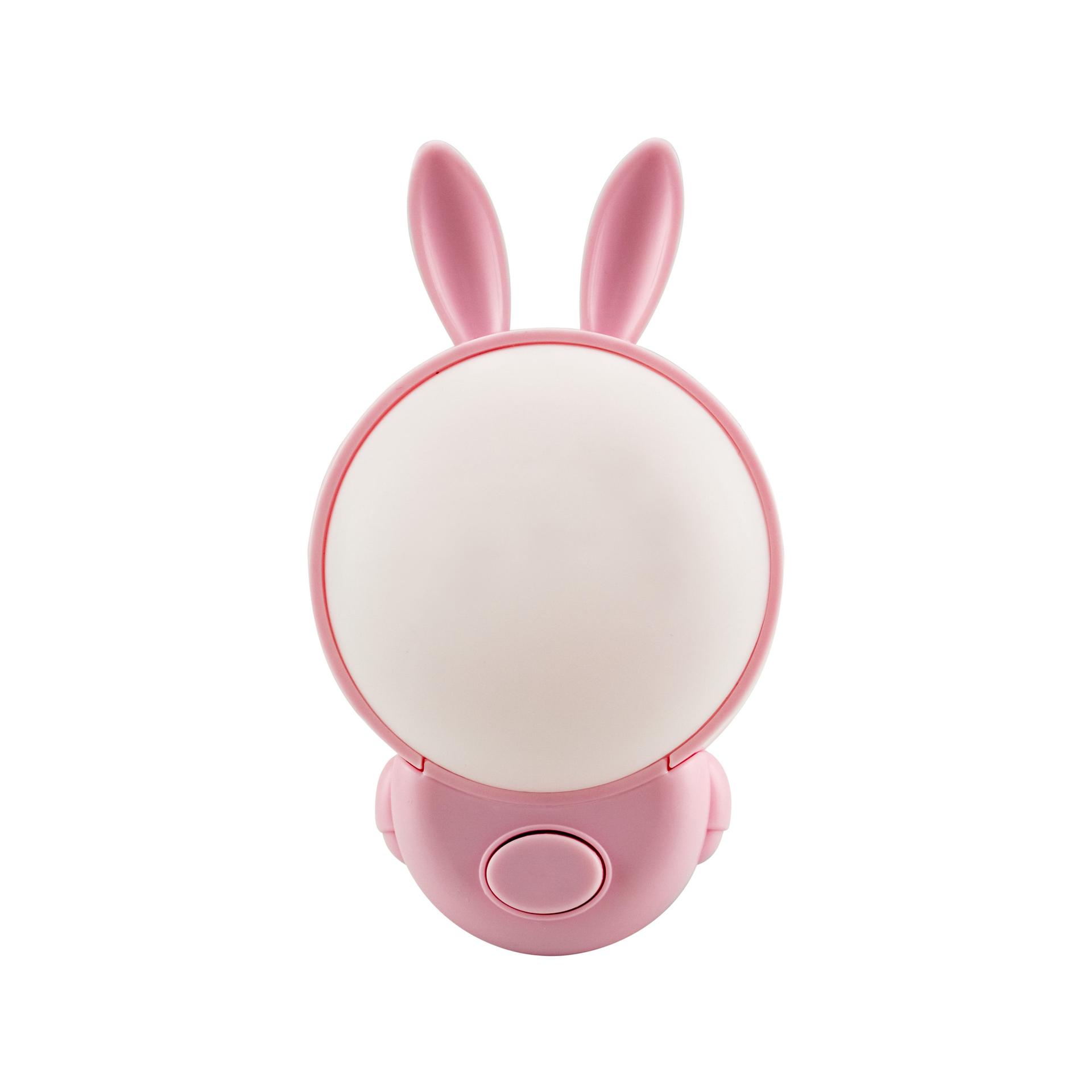 Нічник led BUNNY 2CCT рожевий
