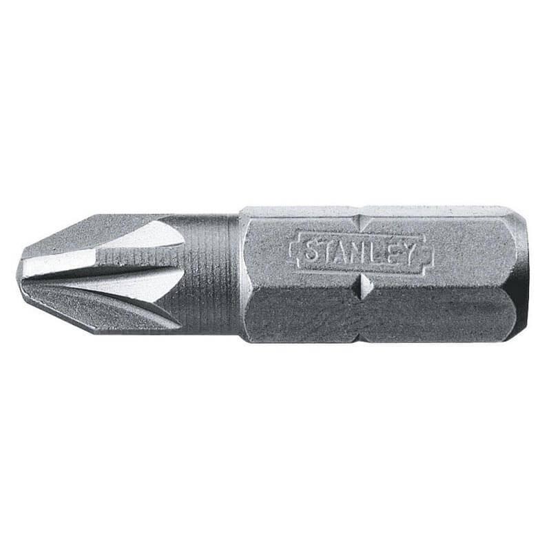 Насадка отвертка STANLEY 1/4 крестовая PZ2 х 25 мм 25 шт