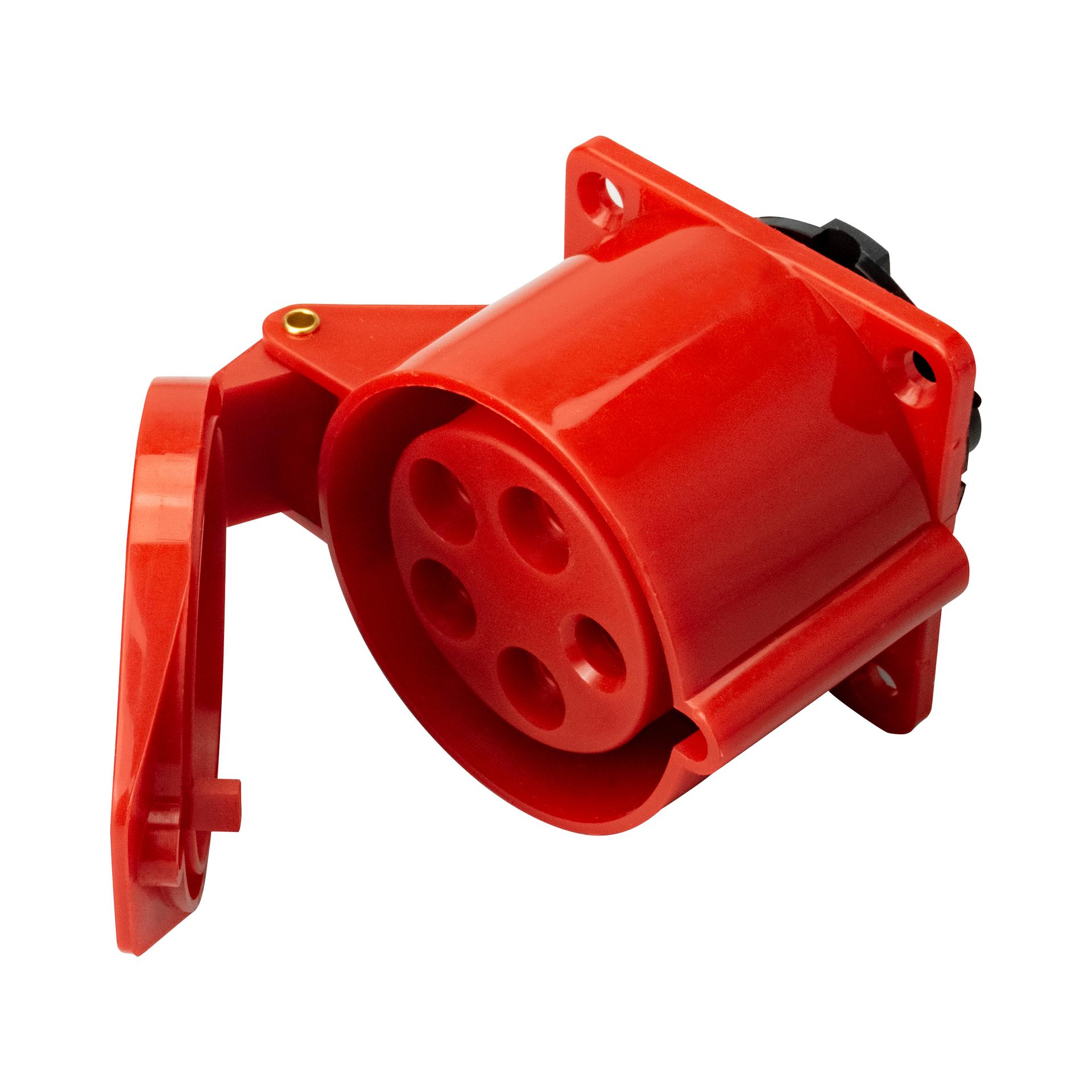 Розетка с заземлением 32A IP44