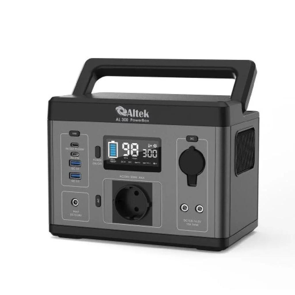 Комплект зарядна станція AL 300 PowerBox + гнучка панель ALF-70W
