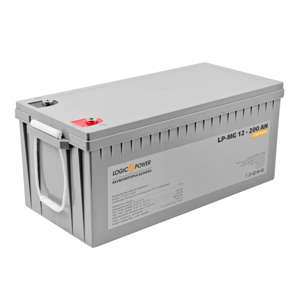 Аккумулятор гелевый многоцелевой LP-MG 12V - 200 Ач Silver