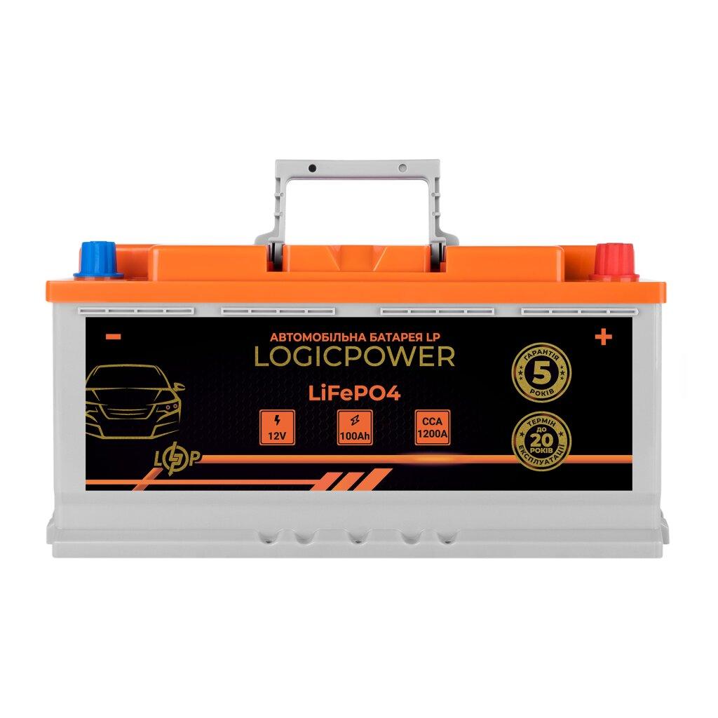 Автомобильный литиевый аккумулятор LP LiFePO4 12V - 100 Ah (+ справа) BMS 1200A
