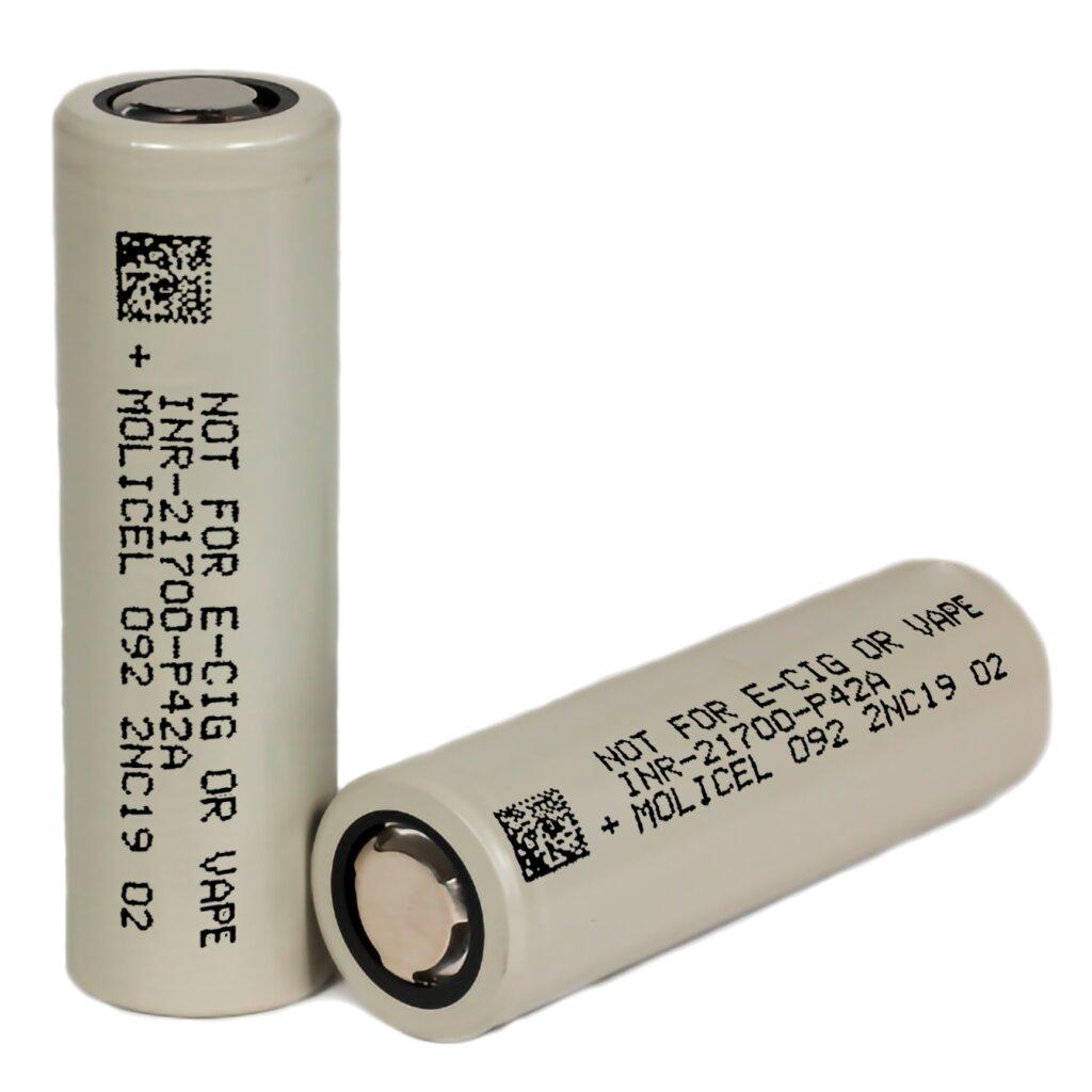 Аккумулятор Li-ion 4,2Ач 3,7В 21700 Molicel INR21700-P42A