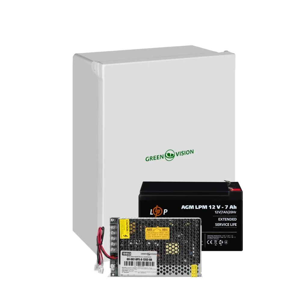 Блок бесперебойного питания в корпусе с АКБ GV-007-UPS-A-1203-8A-7Ah