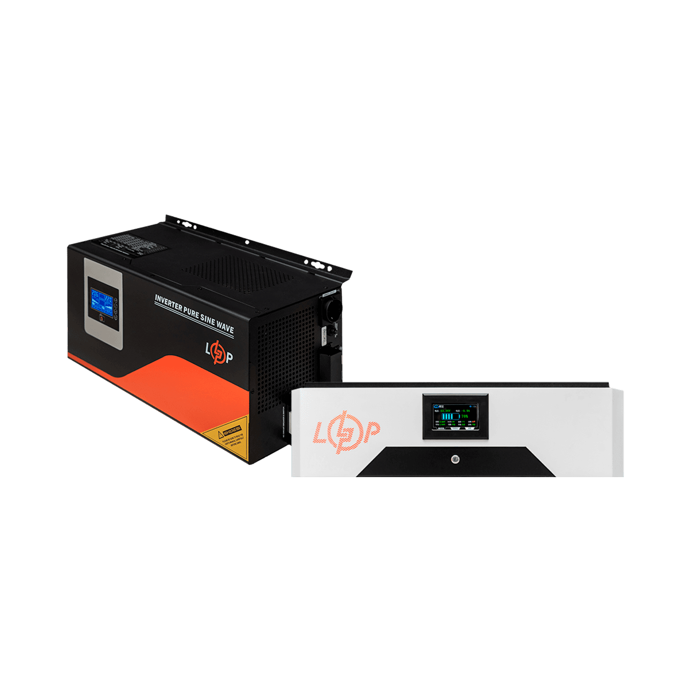 Комплект резервного живлення LP(LogicPower) ДБЖ + літієва (LiFePO4) батарея (UPS W12000 + АКБ LiFePO4 14336W)