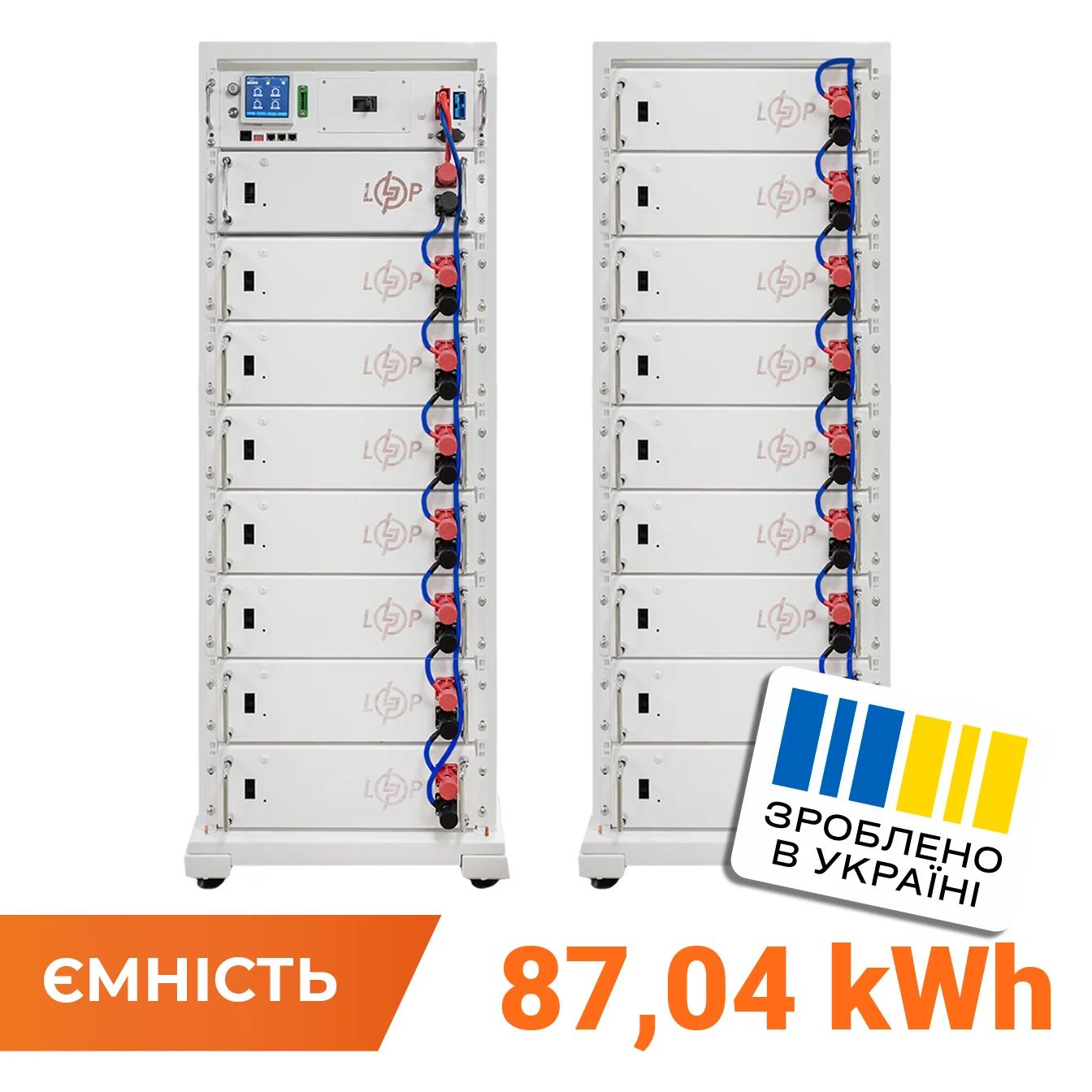 Аккумулятор LP LiFePO4 Battery HVM 870,4V 100Ah (87040 Вт·ч) BMS 160A P AB Lrack white