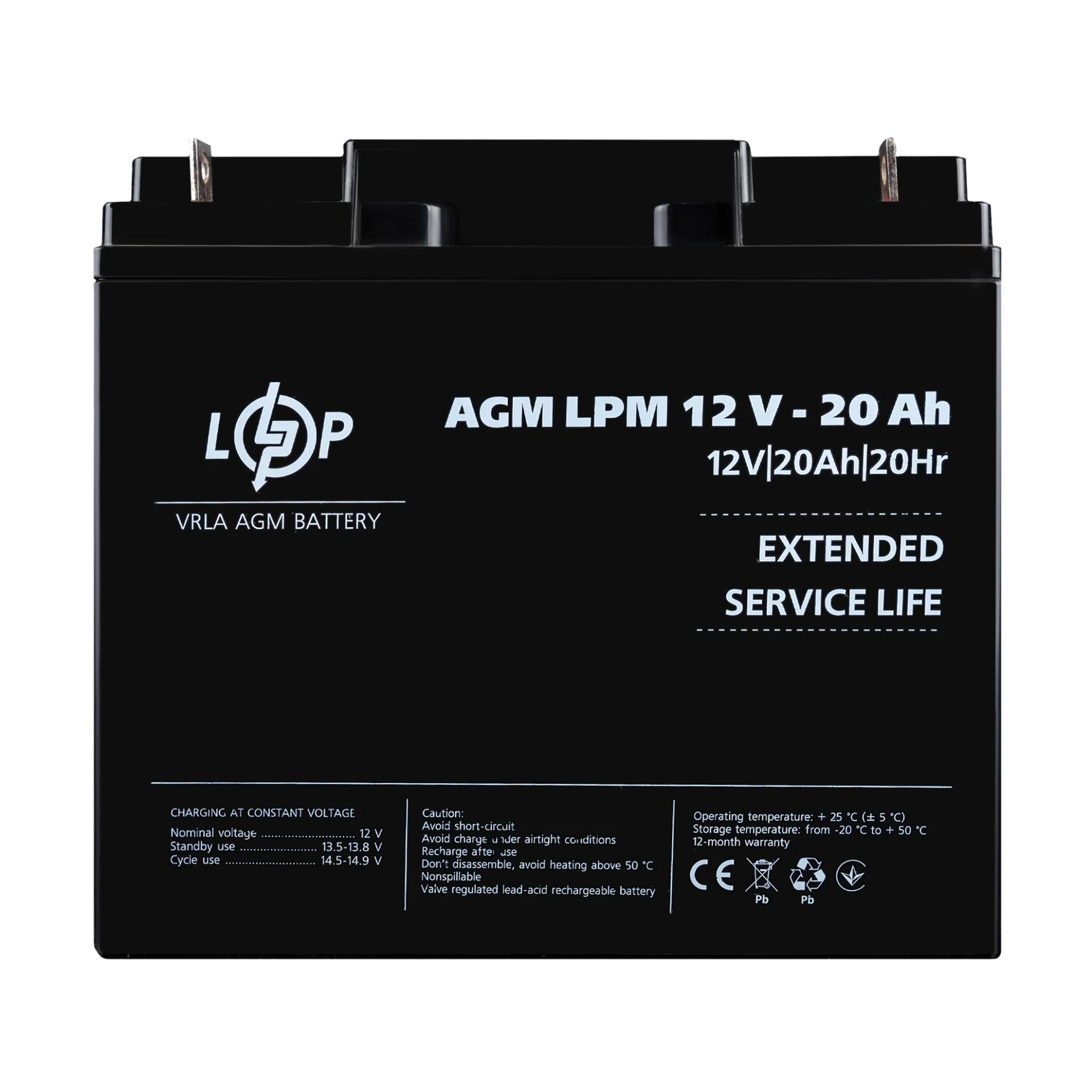Акция. Аккумулятор AGM LPM 12V - 20 Ач