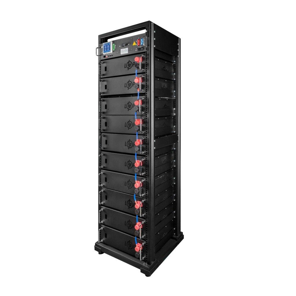 Акумулятор LP LiFePO4 Battery HVM 512V 100Ah (51200 Wh) BMS 125А AB Lrack black
