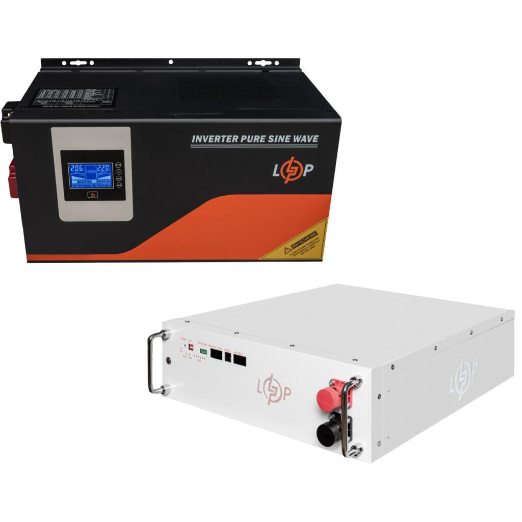 КРЖ LogicPower W3000 + літієва (LiFePO4) батарея 5120 Вт (22892+38179 200 Ah) переводится как ИБП LogicPower W3000 + литиевая (LiFePO4) батарея 5120 Вт (22892+38179 200 Ач).