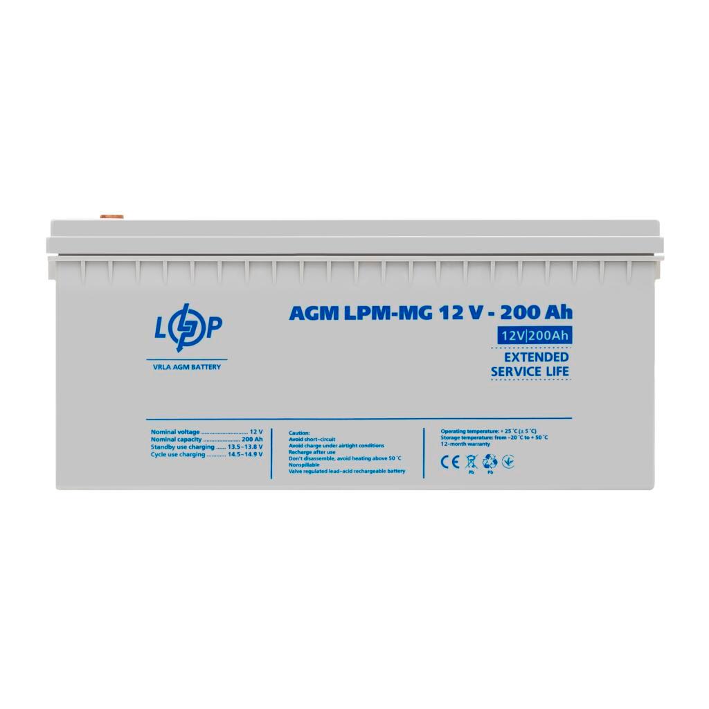 Розпродаж Акумулятор мультигелевий LPM-MG 12V - 200 Ah